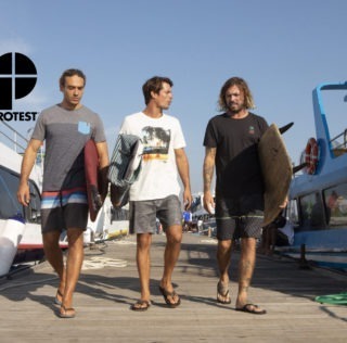 Beach bound with Protest